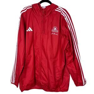 Adidas Boston Marathon 2023 Windbreaker Jacket Mens 2XL Running Lightweight